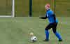 MK United Womens Walking Football action shot as player walks with the ball